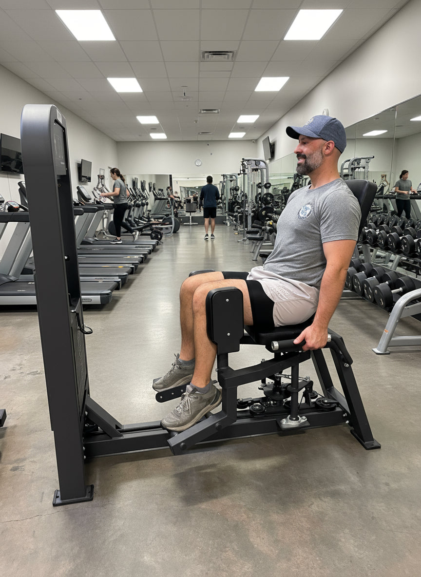 Sports & Fitness Exchange Hip Abductor and Adductor Selectorized Machine – view 4