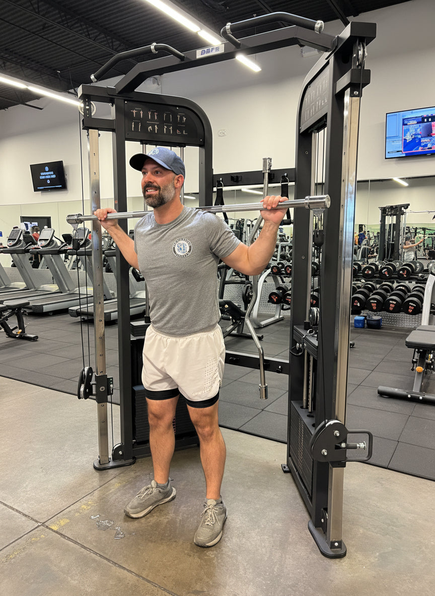 Sports & Fitness Exchange Dual Stack Functional Trainer Home Gym
