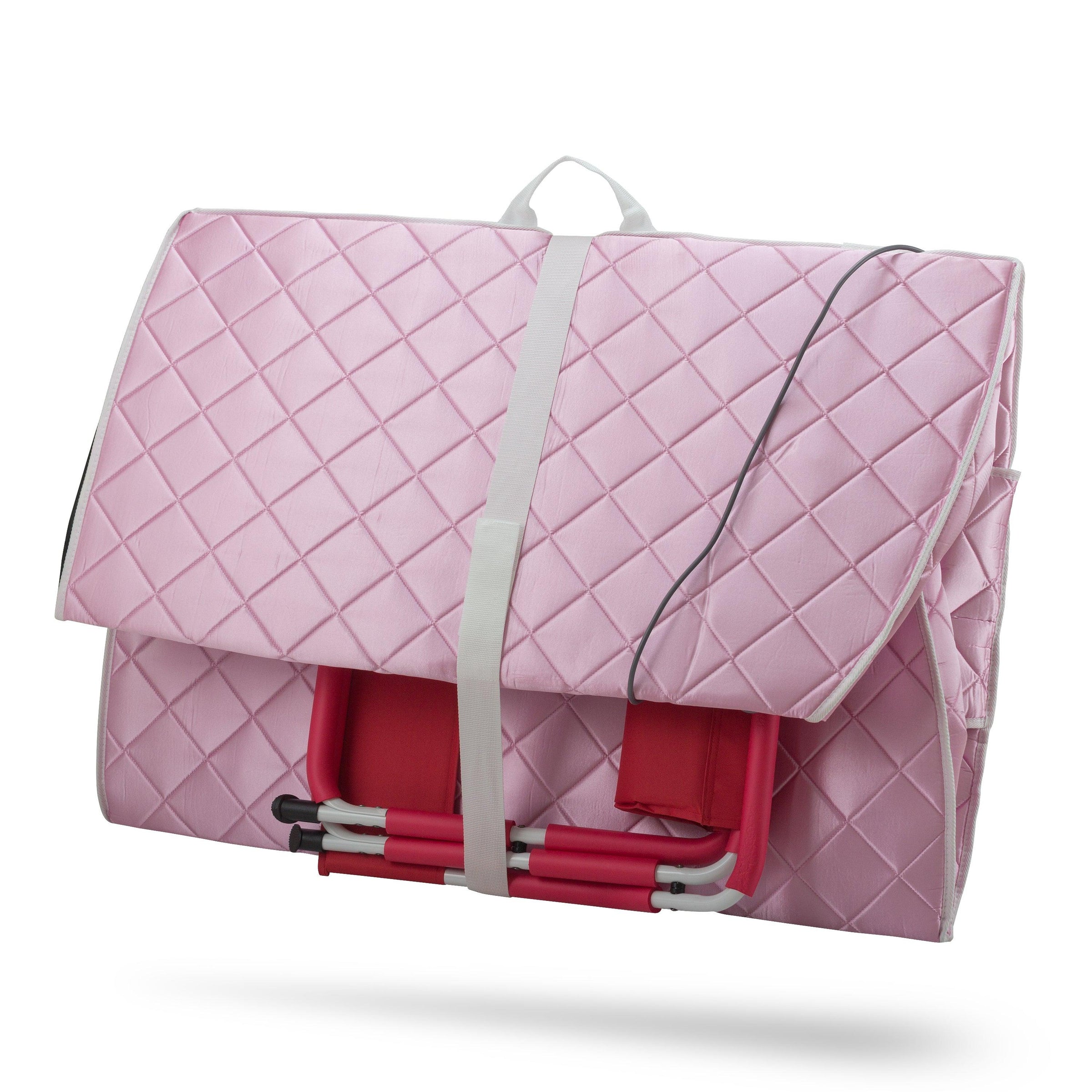 Durasage Light Pink Large Portable Low EMF Infrared Sauna
