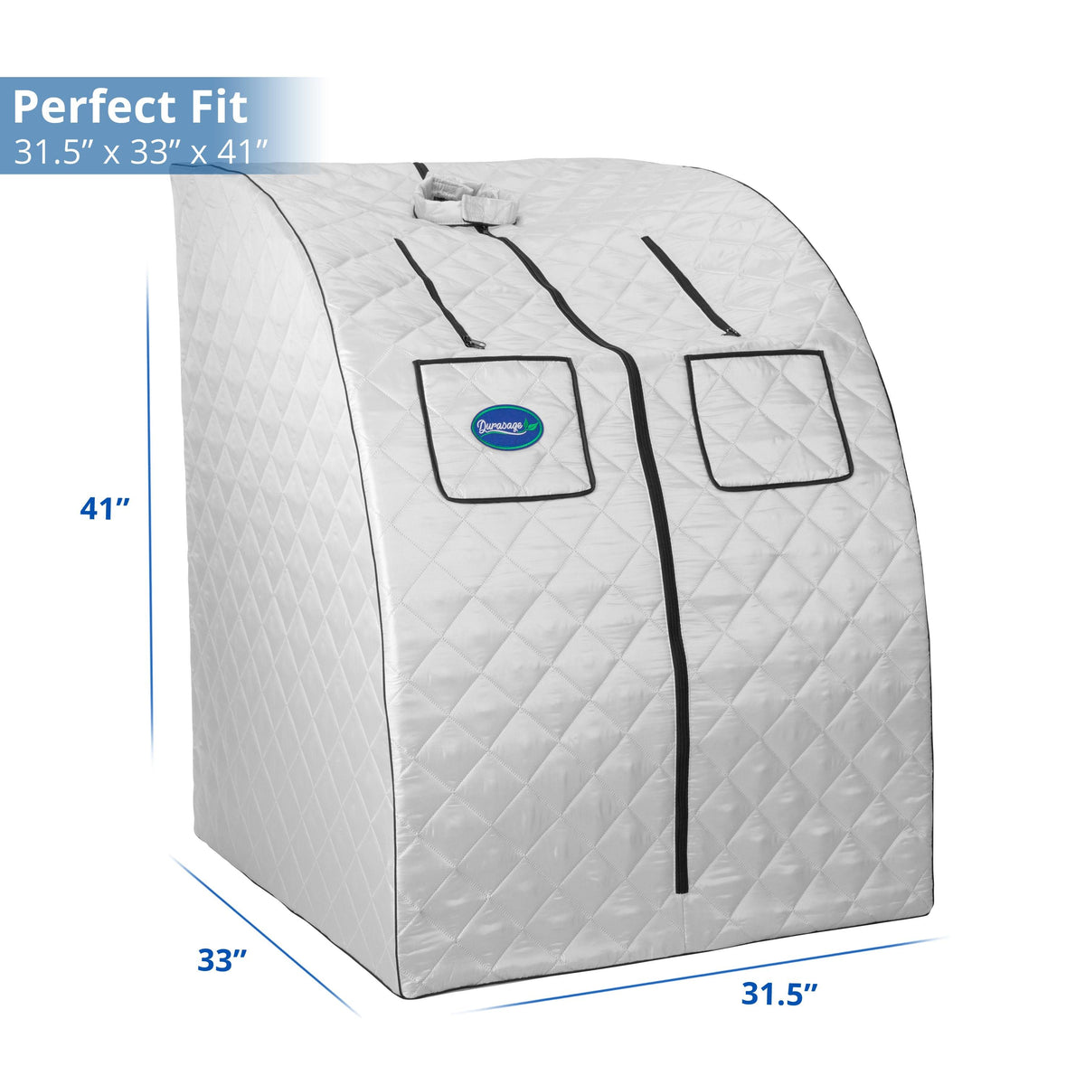 Durasage Silver Oversized Portable Steam Sauna