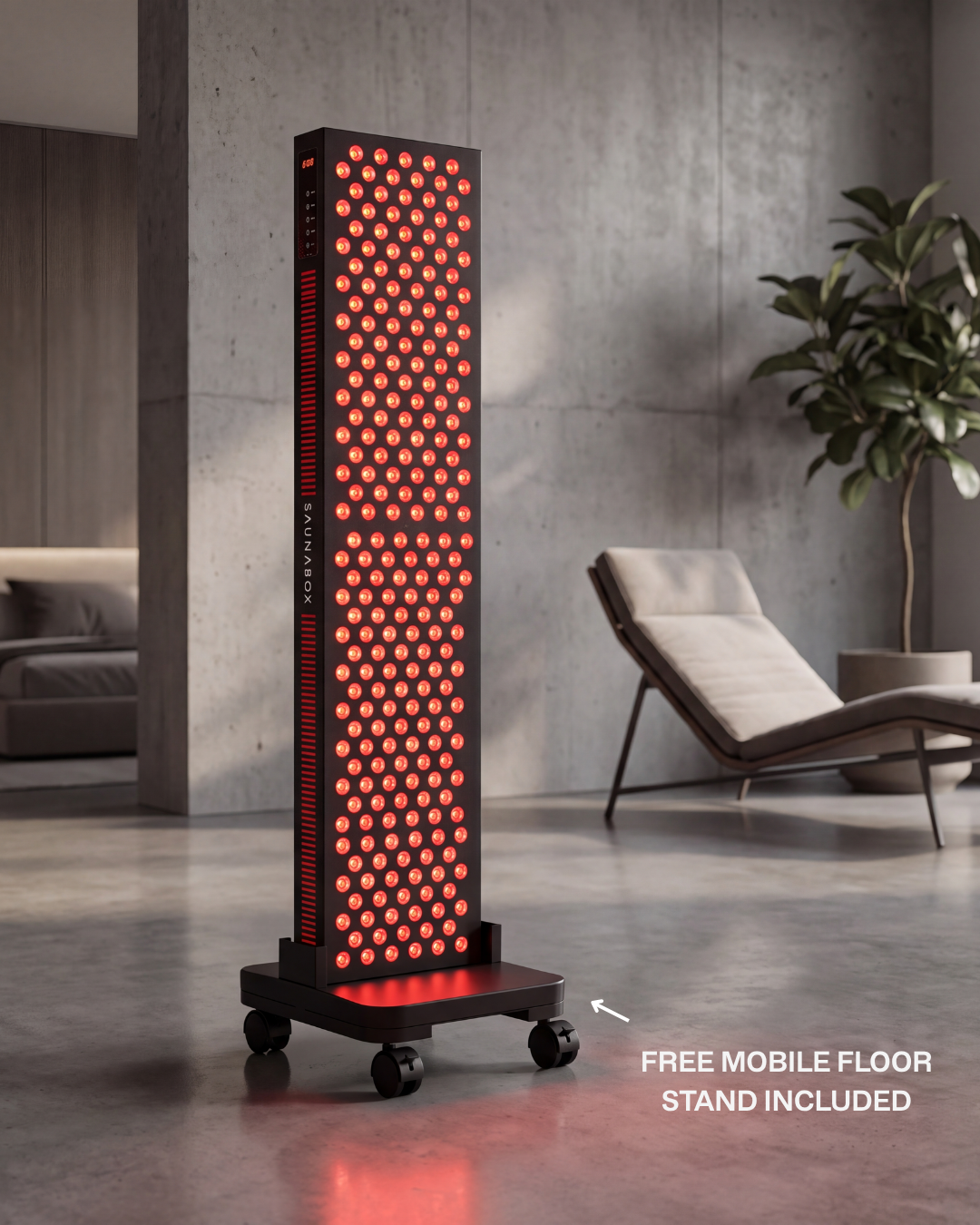 SaunaBox Nova XL Full Body Red Light Panel