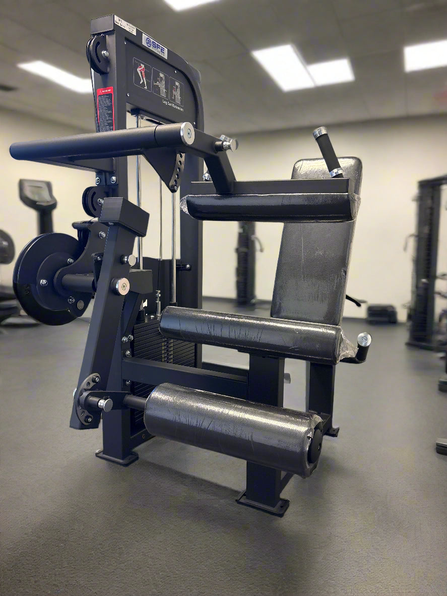 Sports & Fitness Exchange Seated Leg Extension and Leg Curl Machine