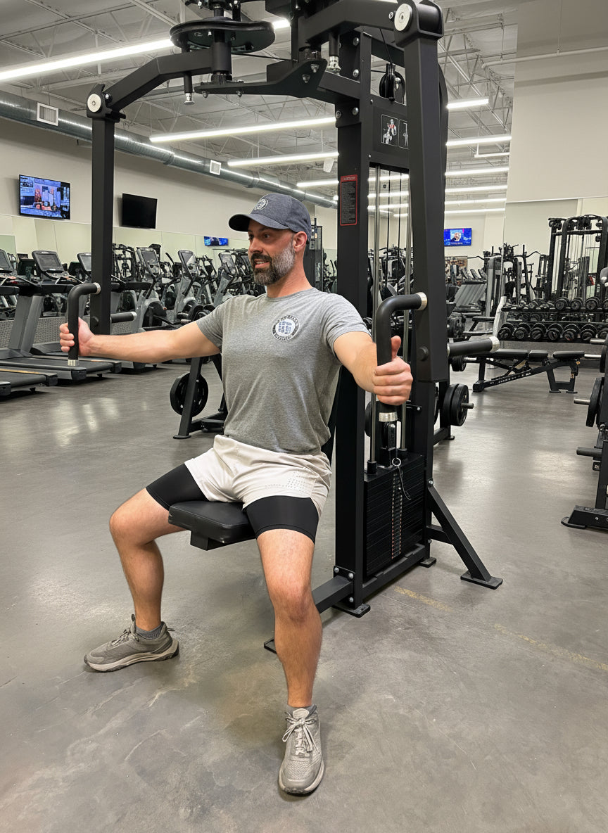 Sports & Fitness Exchange Pec Fly and Rear Delt Fly Pec Deck Machine