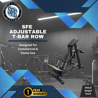 Sports & Fitness Exchange Chest Supported Plate Loaded T-Bar Row