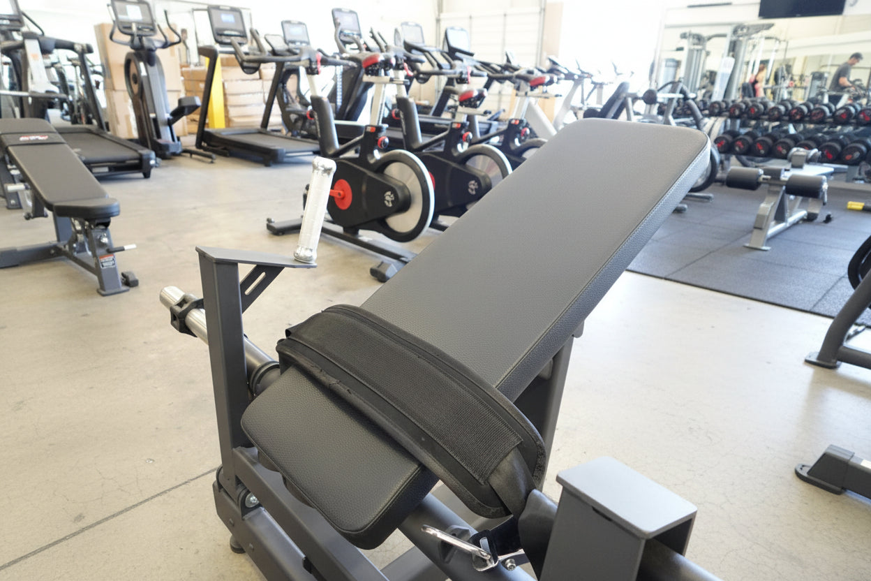 Sports & Fitness Exchange Plate Loaded Hip Thrust Glute Drive Machine