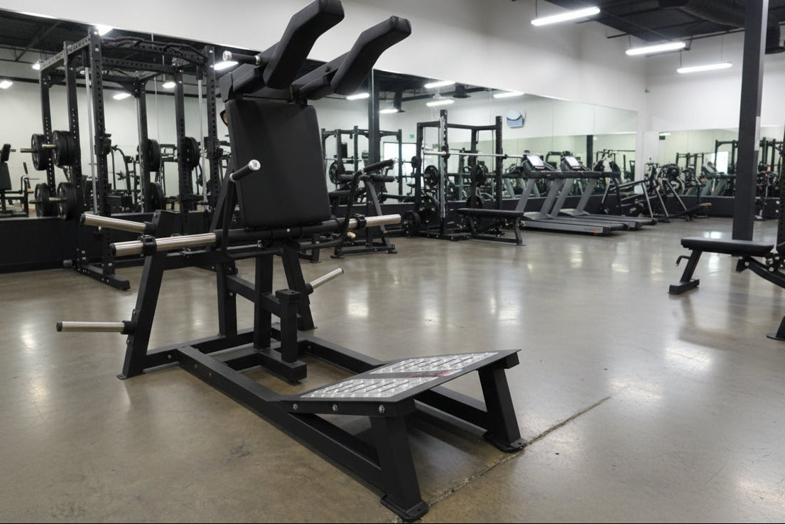 Sports & Fitness Exchange Power Squat and V-Squat Hack Squat Machine