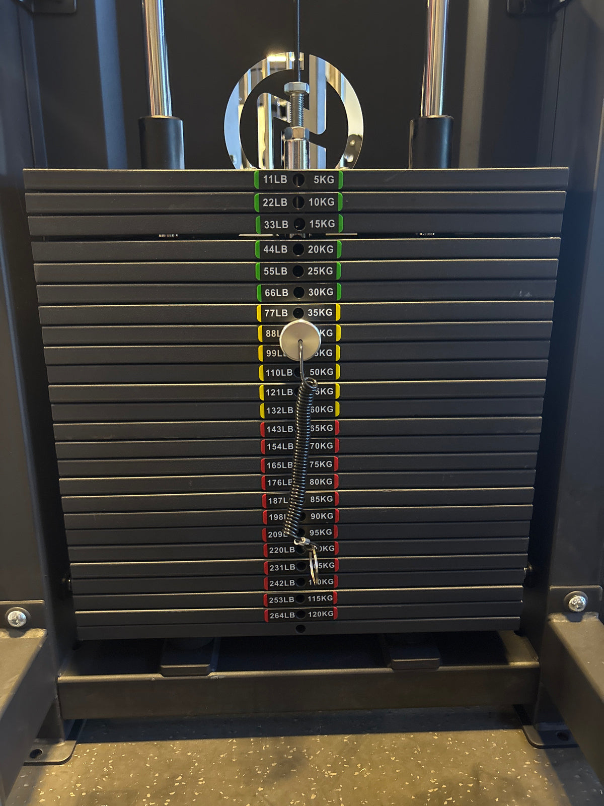 Sports & Fitness Exchange Assisted Chin Up and Dip Selectorized Machine