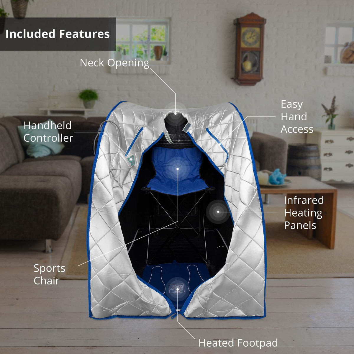 Durasage Infrared Sauna with Heated Footpad