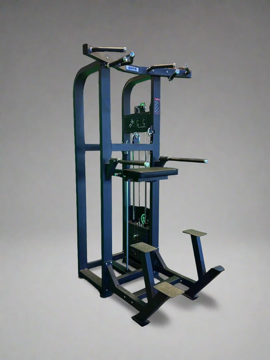 Sports & Fitness Exchange Assisted Chin Up and Dip Selectorized Machine