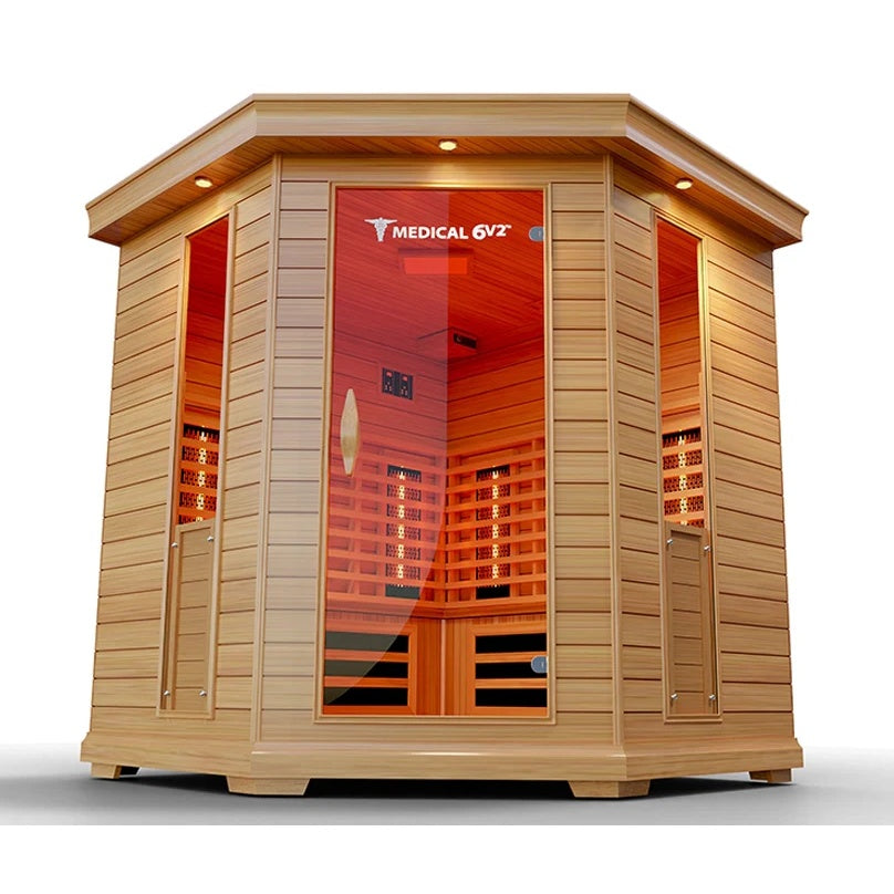 Medical Sauna 4-6 Person Full Spectrum Infrared Sauna (Medical 6)