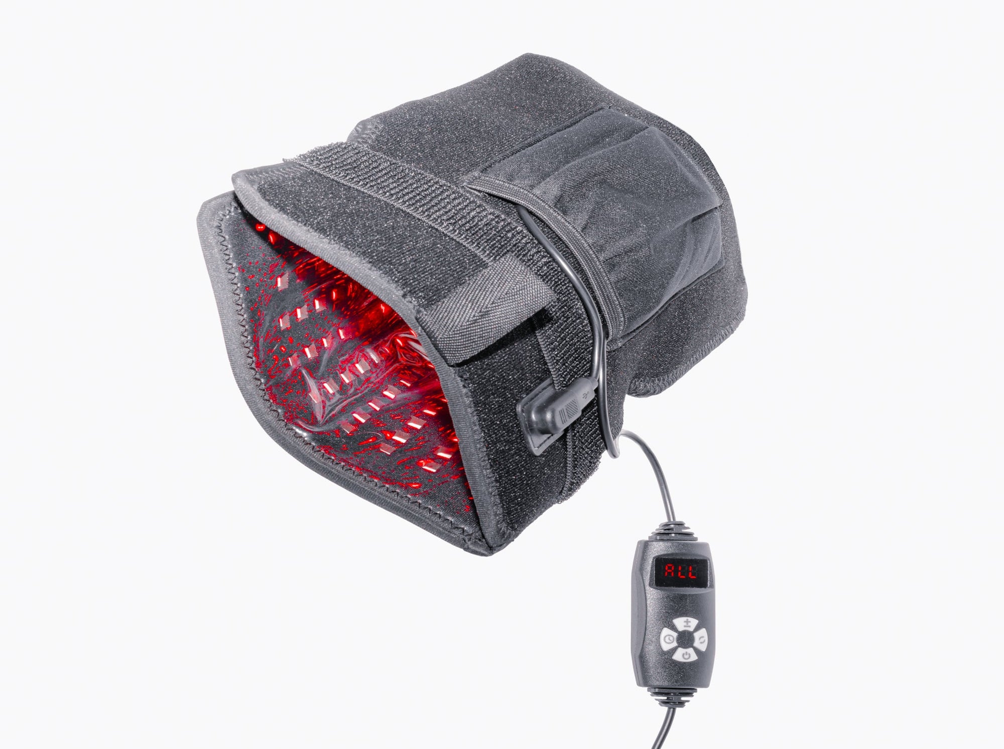 Targeted red light for neuropathy discomfort and circulation support.