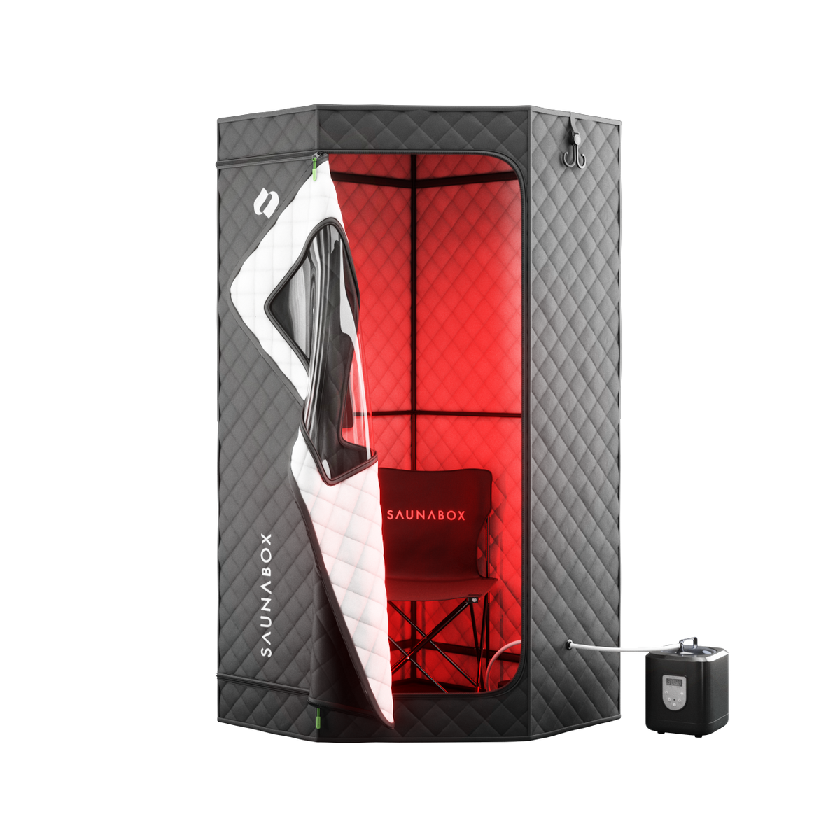 SaunaBox SmartSteam Pro Red Light Therapy Sauna – view 18