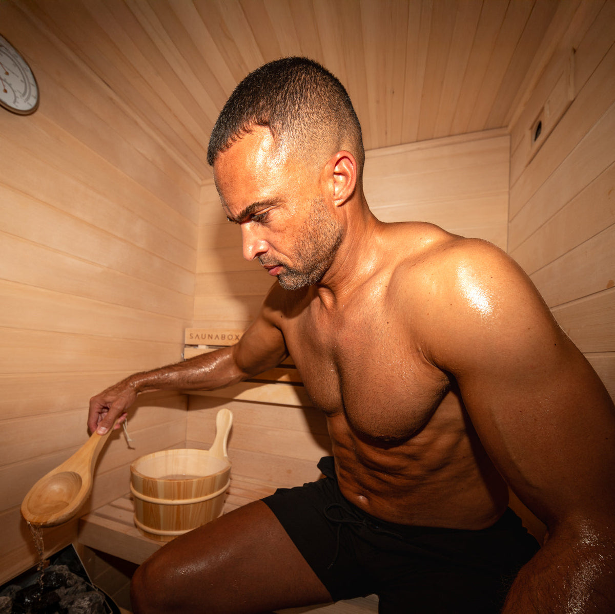 SaunaBox Forge 1-Person Traditional Finnish Sauna