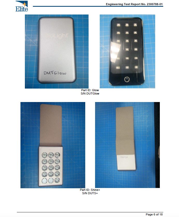 BioLight Glow Portable Red Light Therapy Device