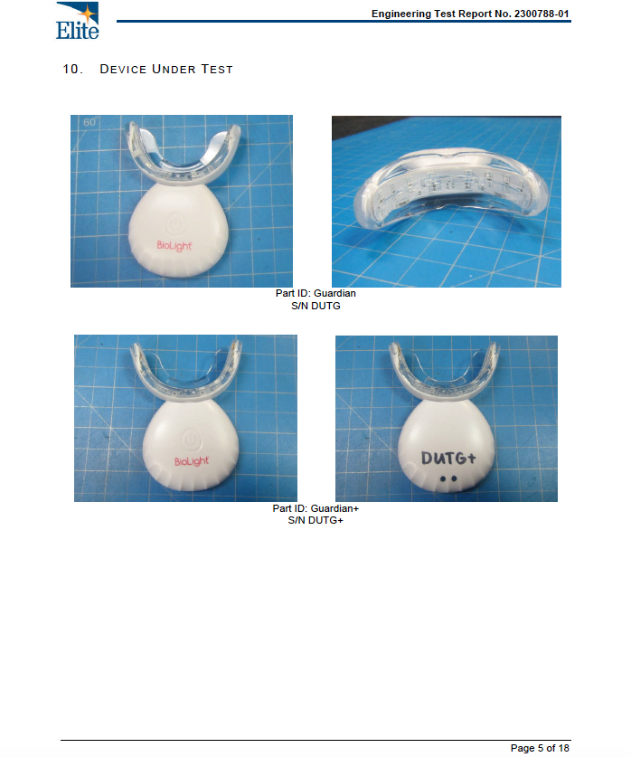 BioLight Guardian+ Oral Blue and Red Light Therapy Device