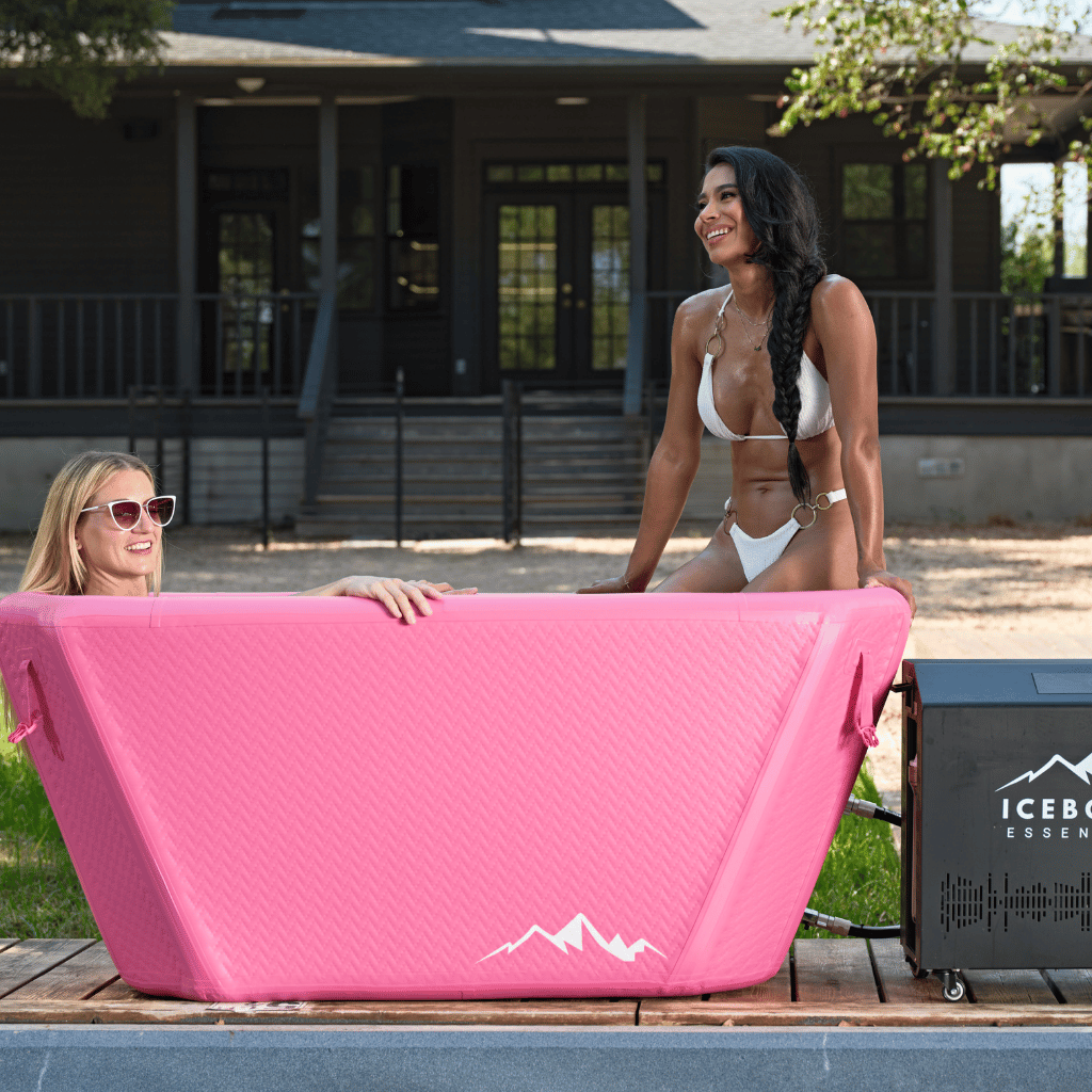 Icebound Essentials Pink Endurance Plunge Bundle (Tub + Chiller)