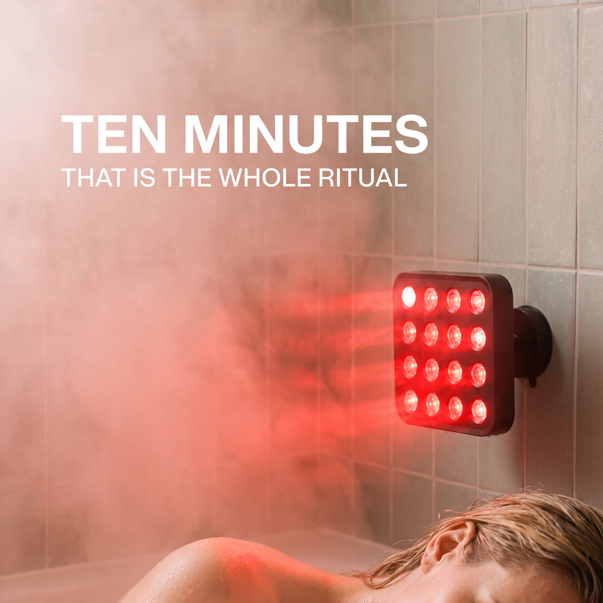 SaunaBox Red Light Shower Lamp