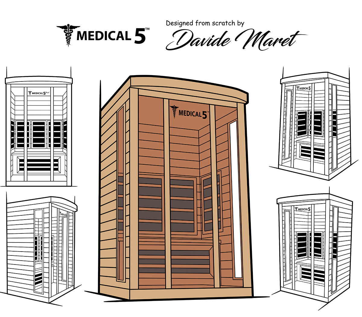 Medical Sauna 3 Person Full Spectrum Infrared Sauna (Medical 5)