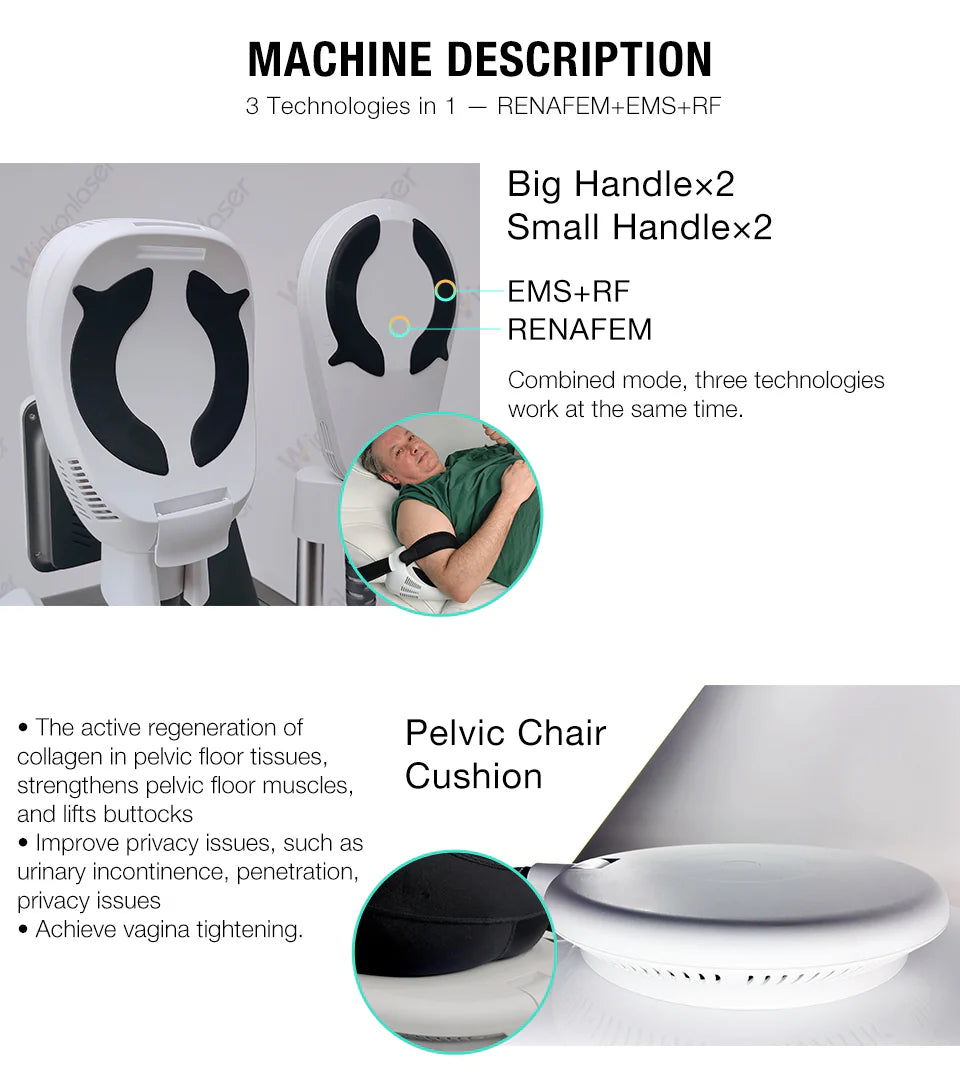 Winkonlaser Renasculpt FE90 Portable Emshape Body Contouring Machine