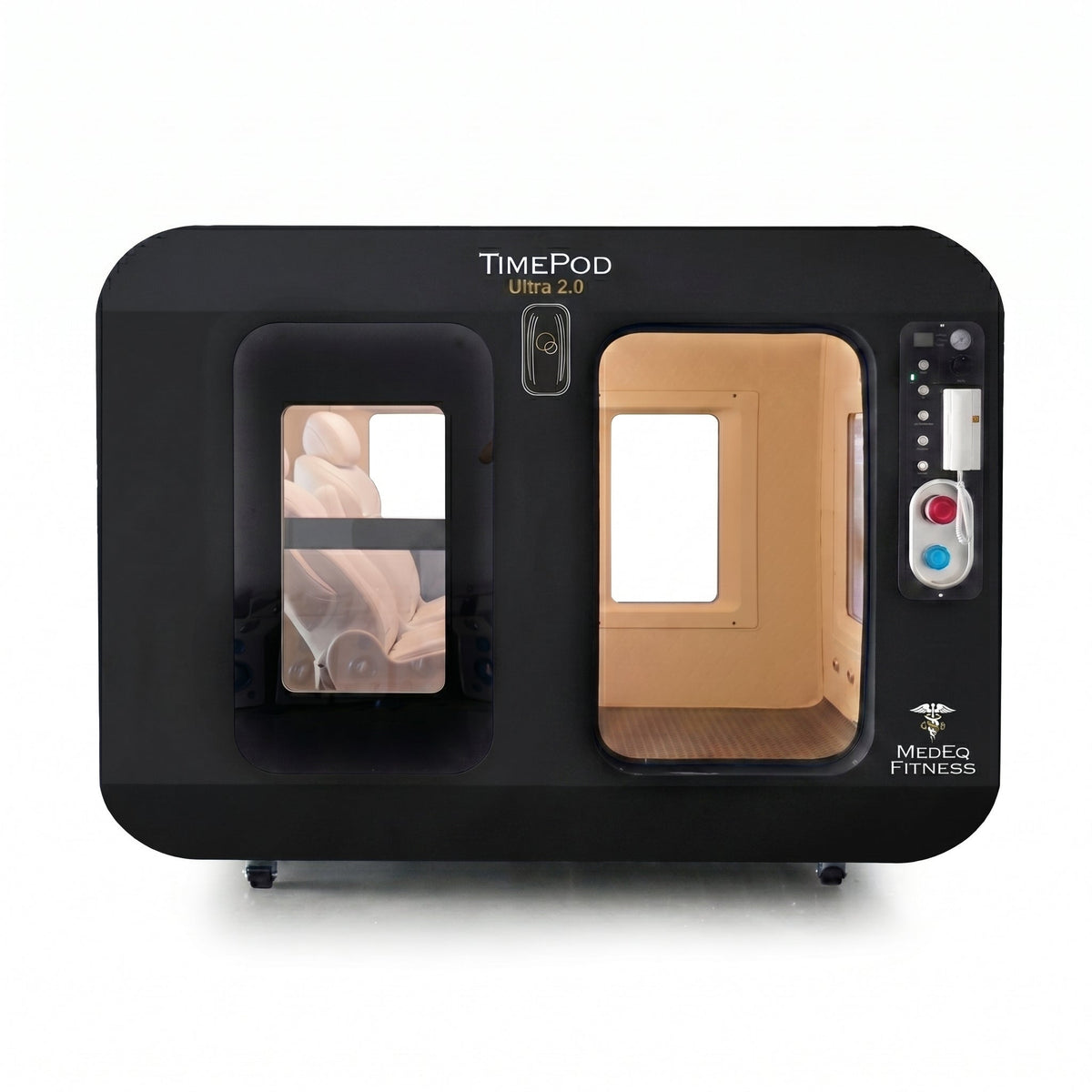 MedEq TimePod Ultra 2 Two-Person 2.0 ATA Hard-Shell Hyperbaric Chamber