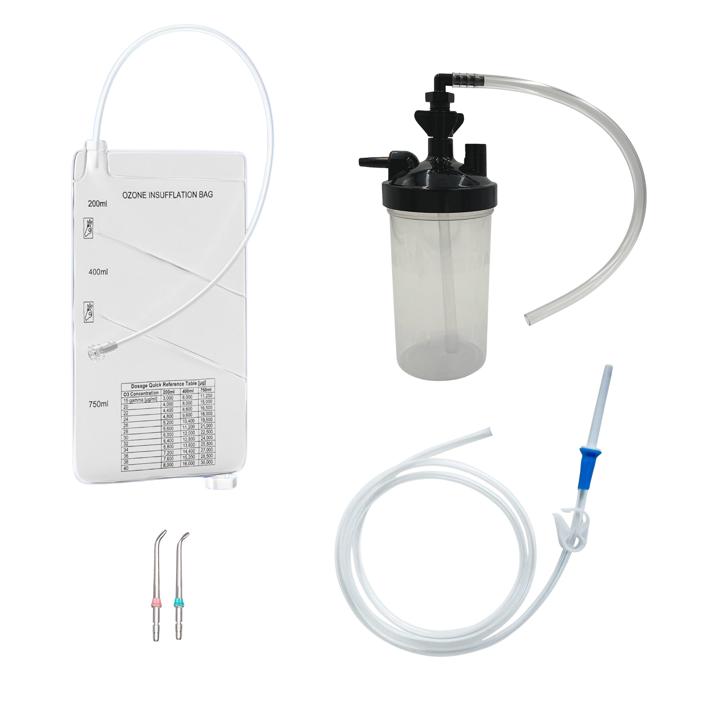 Therasage TheraO3 Bubbler Accessory Bundle