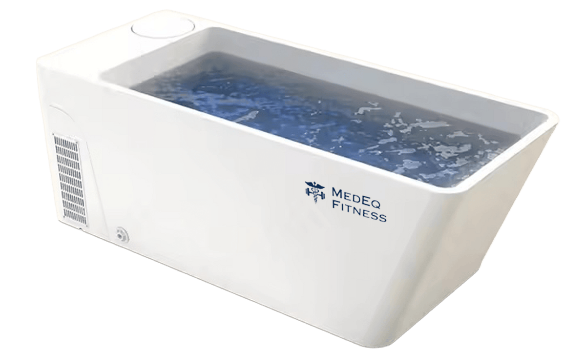 MedEq Acrylic Cold and Hot Plunge Pool With Massage Jets and Chiller