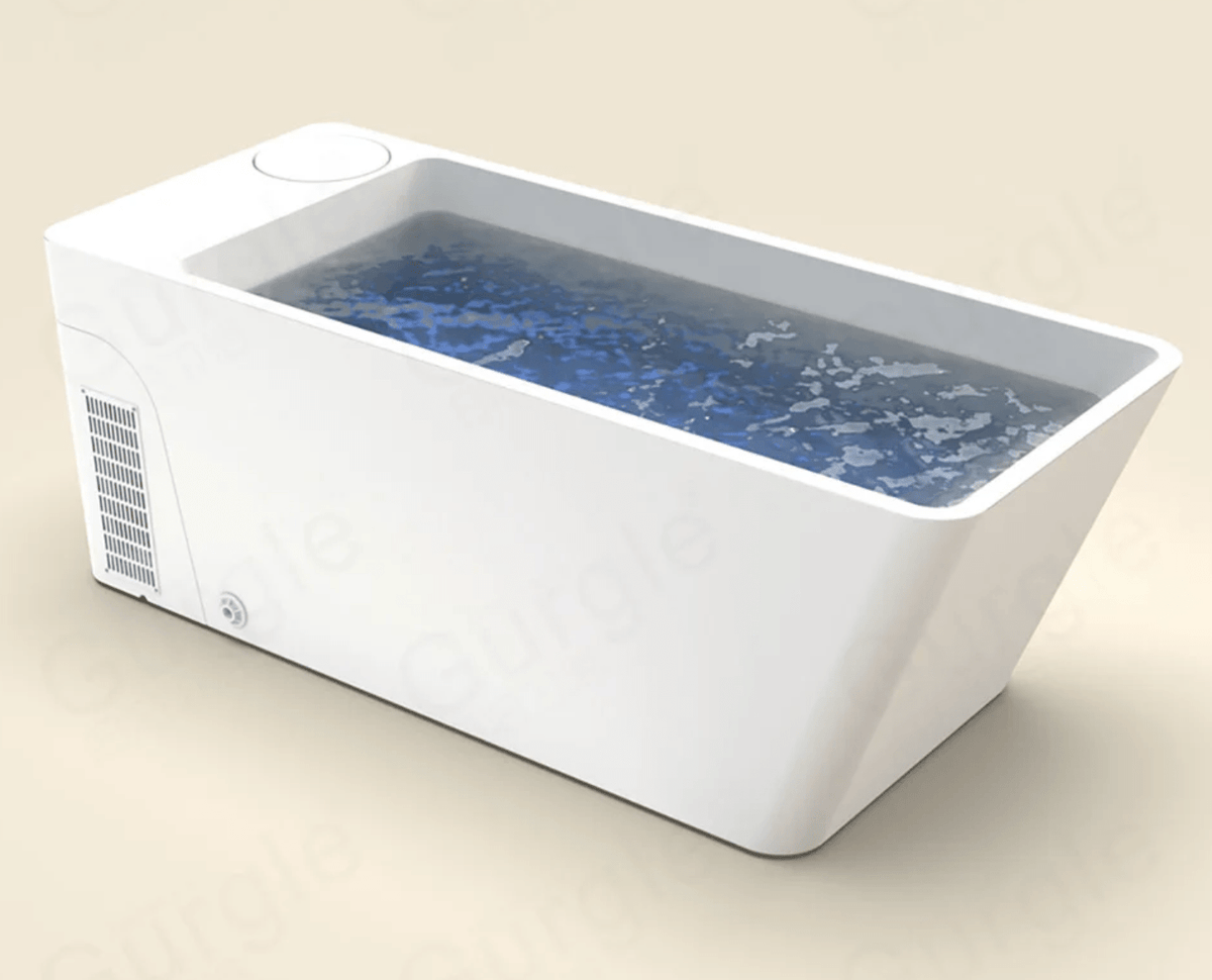 MedEq Acrylic Cold and Hot Plunge Pool With Massage Jets and Chiller
