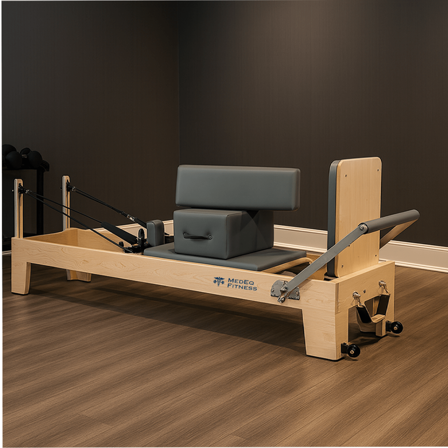 MedEq Classic Wooden Pilates Reformer (Studio-Grade Oak)