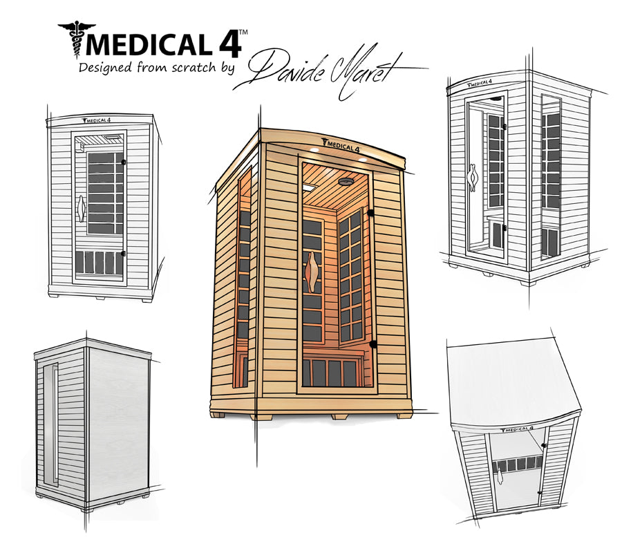 Medical Sauna 2 Person Full Spectrum Infrared Sauna (Medical 4)