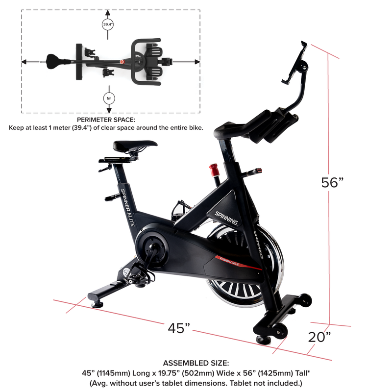 Spinner Elite Connected Exercise Bike