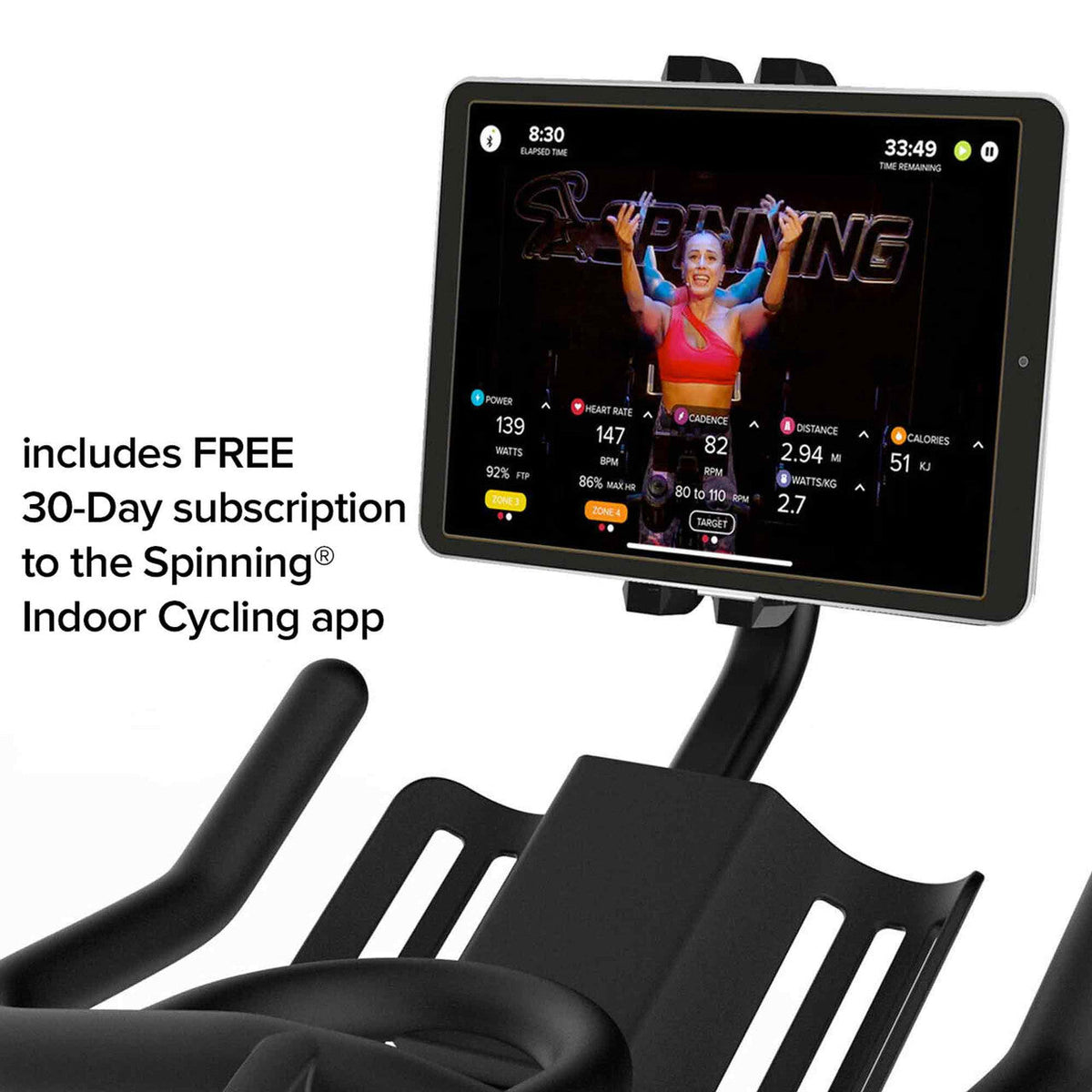Spinning Pace Connected Exercise Bike