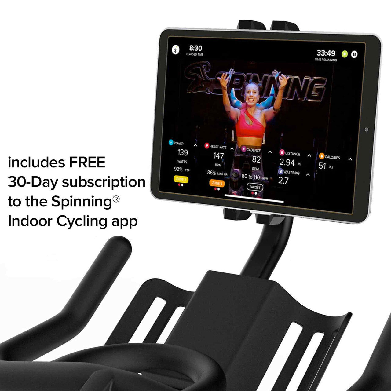 Spinning Pace Connected Exercise Bike