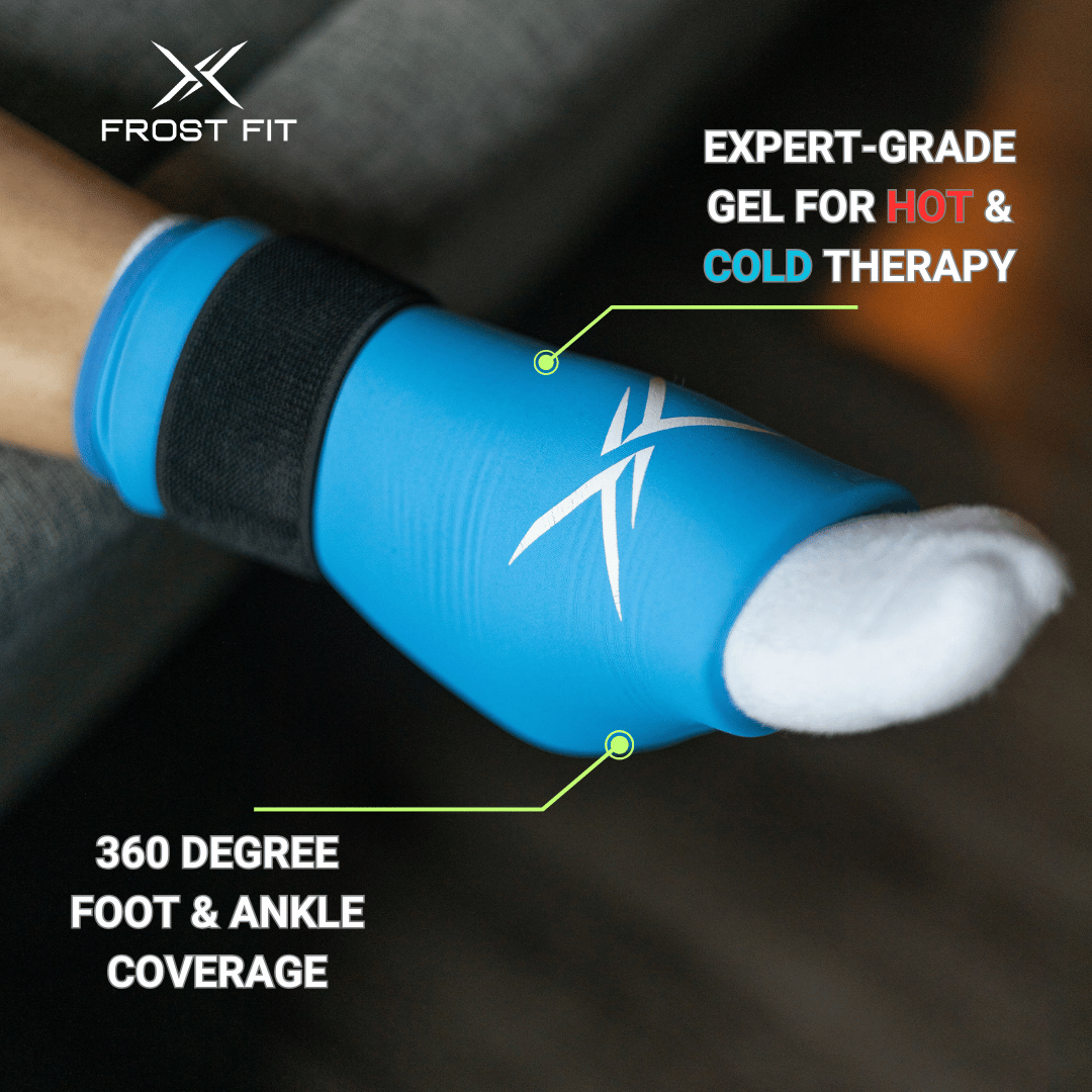 Frost Fit Ankle Ice Sleeve Hot and Cold Gel Sleeve