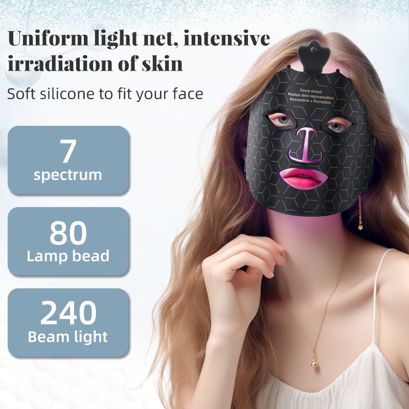 LumyHealth LED Red Light Therapy Crown Face Mask