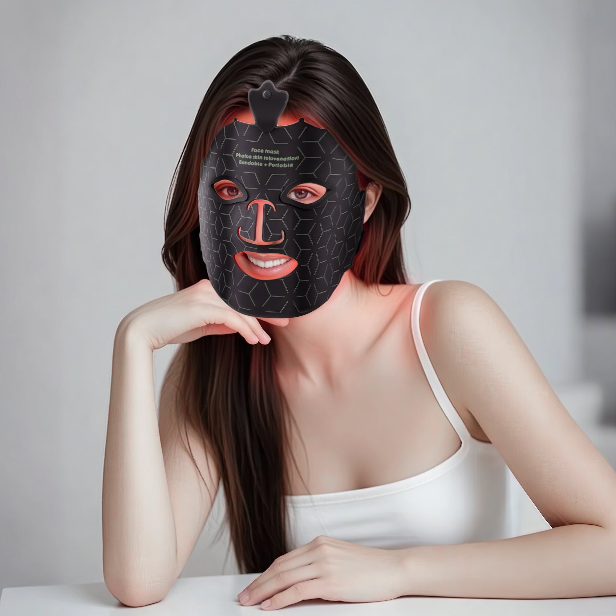LumyHealth LED Red Light Therapy Crown Face Mask