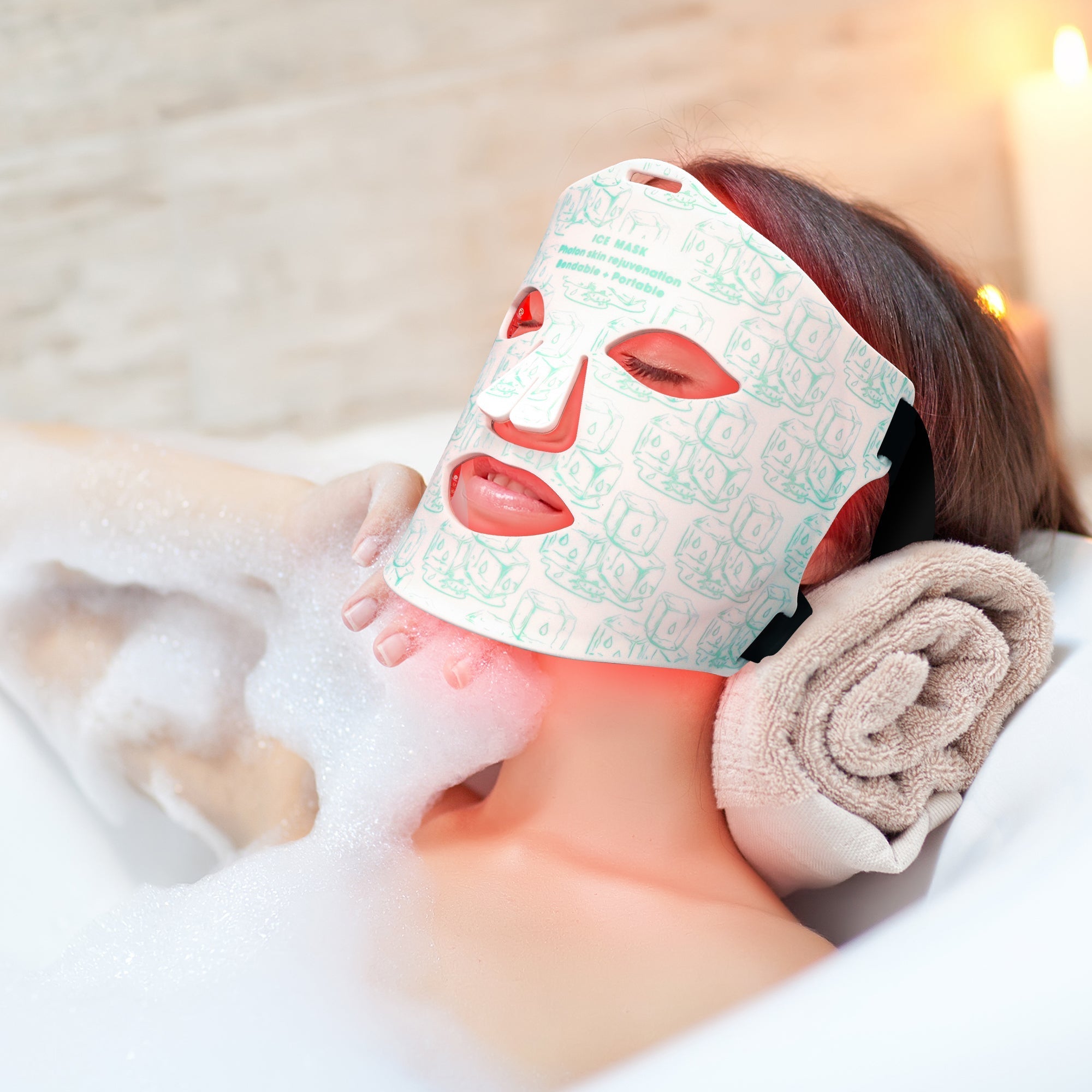 LumyHealth IceGlow LED Facial and Neck Mask