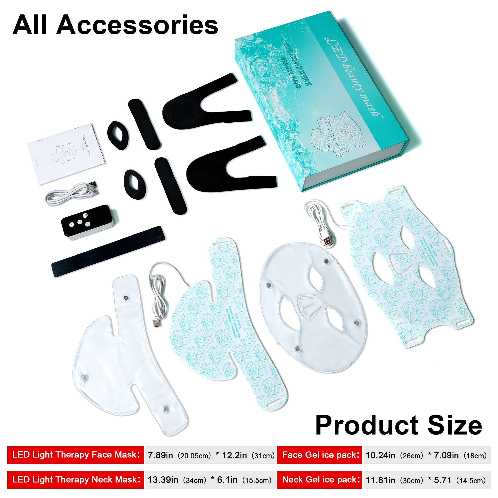 LumyHealth IceGlow LED Facial and Neck Mask