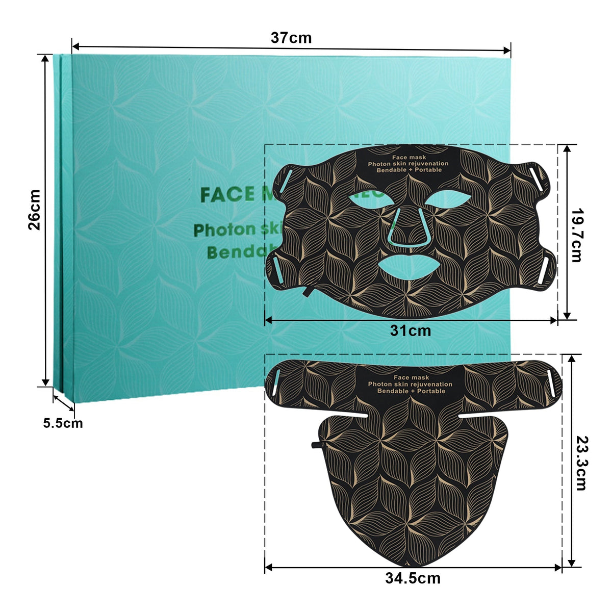 LUMYHEALTH LED Red Light Therapy Face Mask 8 Colors