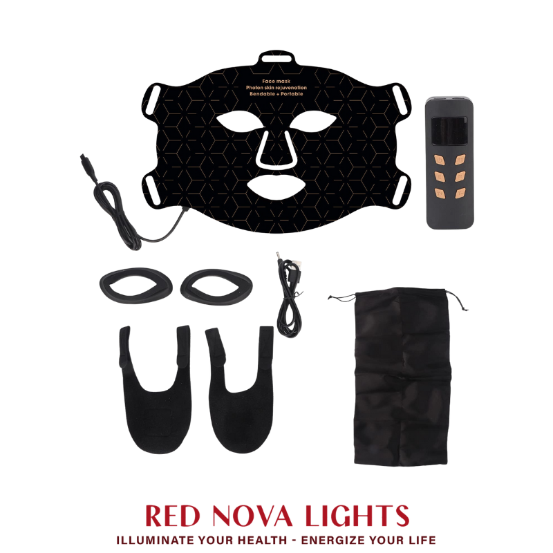 Red Nova Lights LED Red Light Therapy Face Mask