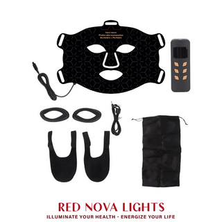 Red Nova Lights LED Red Light Therapy Face Mask
