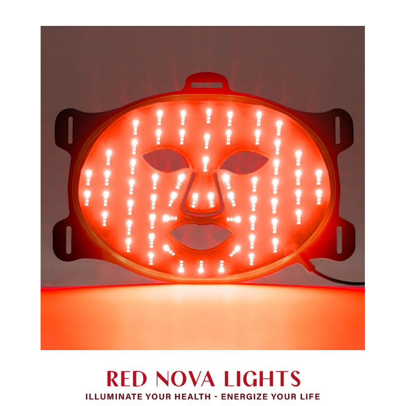 Red Nova Lights LED Red Light Therapy Face Mask