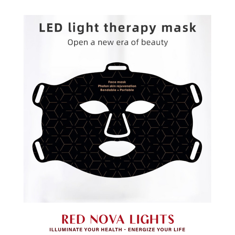 Red Nova Lights LED Red Light Therapy Face Mask