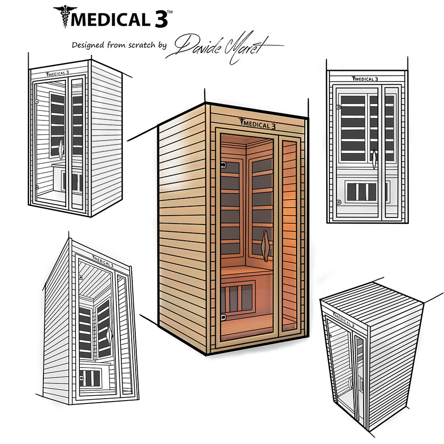 Medical Sauna 1 Person Full Spectrum Infrared Sauna (Medical 3)