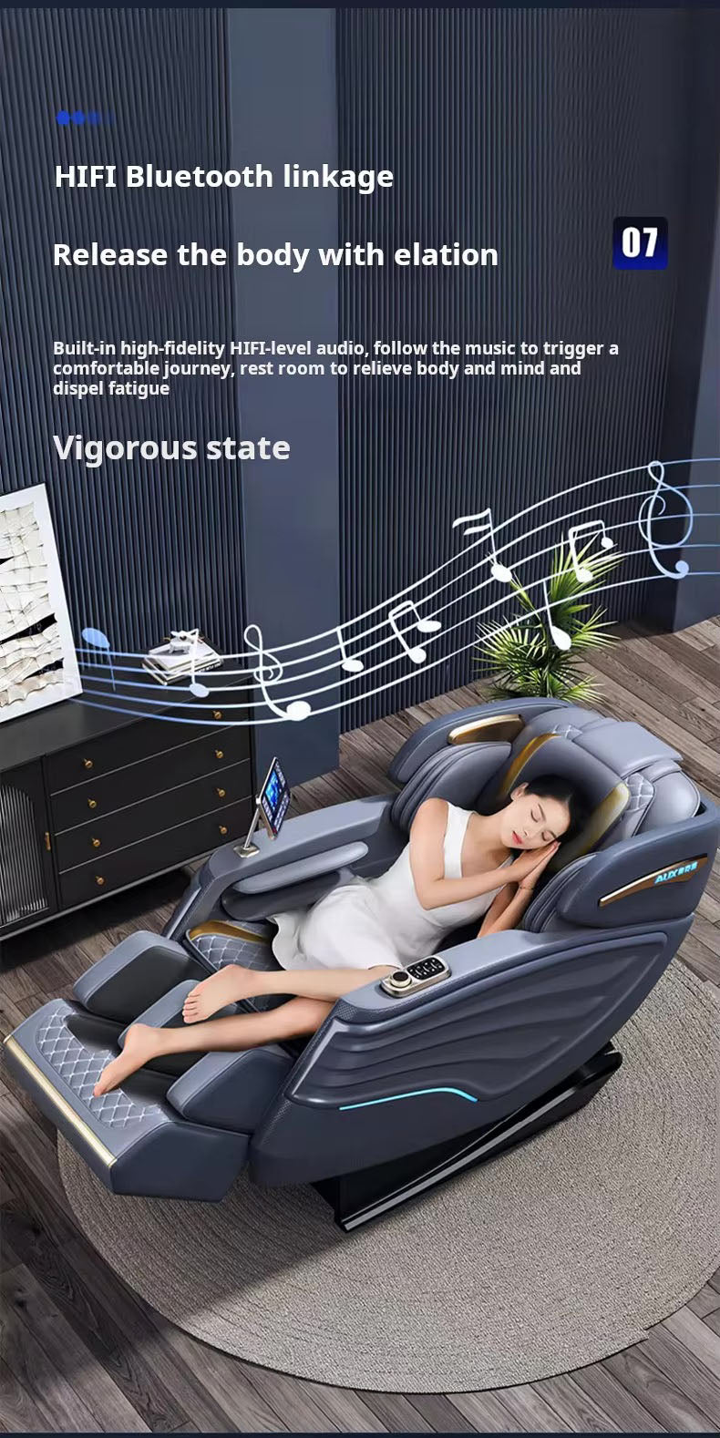 MedEq Recovery C79 SL-Track Massage Chair