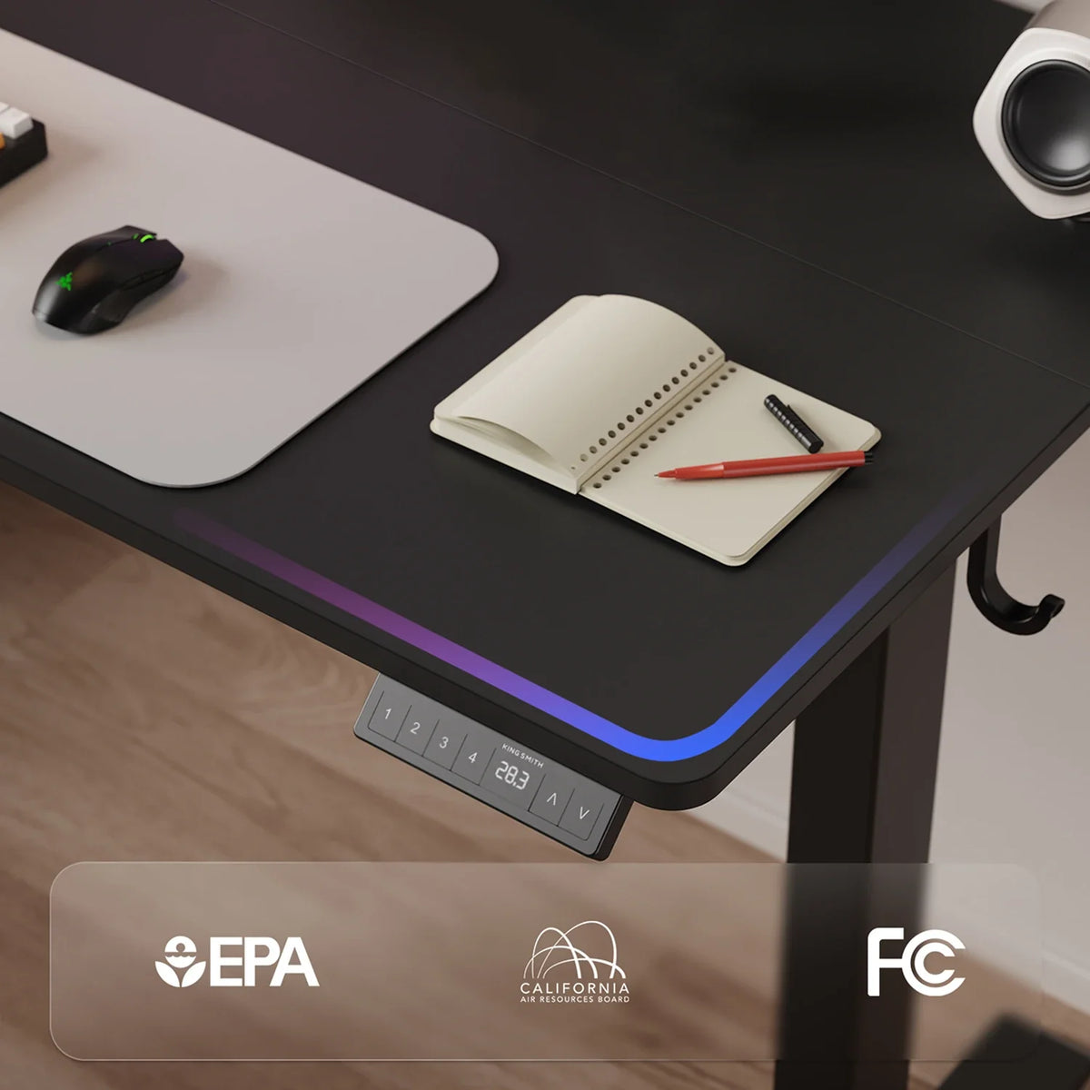 WalkingPad Two-Piece Tabletop Electric Standing Desk