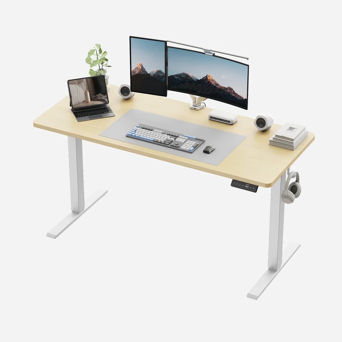 WalkingPad Two-Piece Tabletop Electric Standing Desk