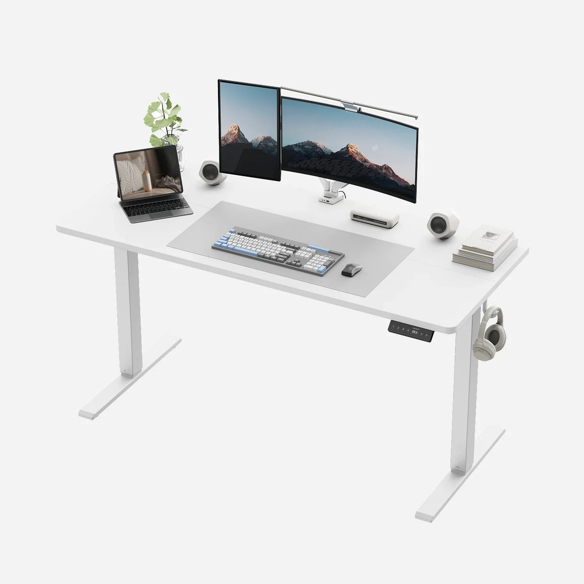 WalkingPad Two-Piece Tabletop Electric Standing Desk
