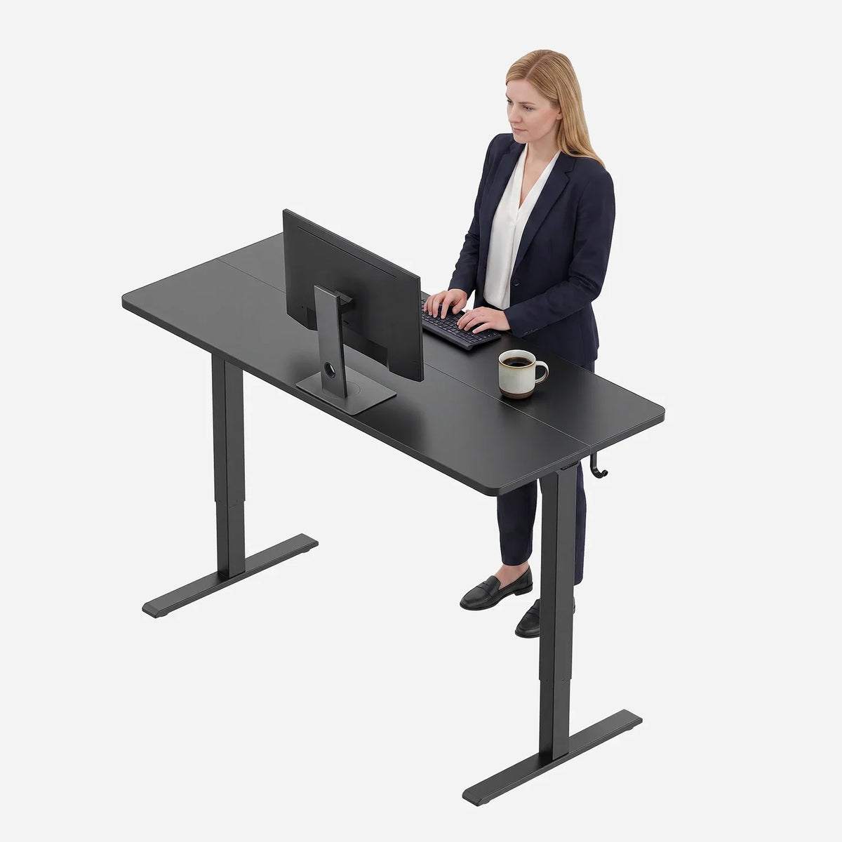 WalkingPad Two-Piece Tabletop Electric Standing Desk