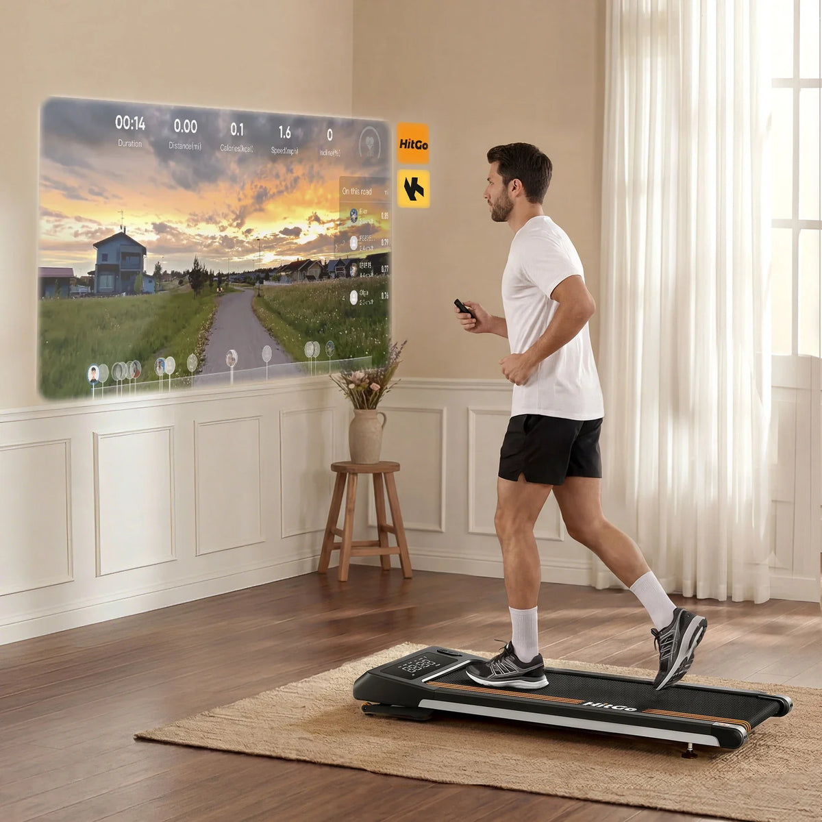 WalkingPad H1 Plus Auto Incline Under-Desk Walking Pad