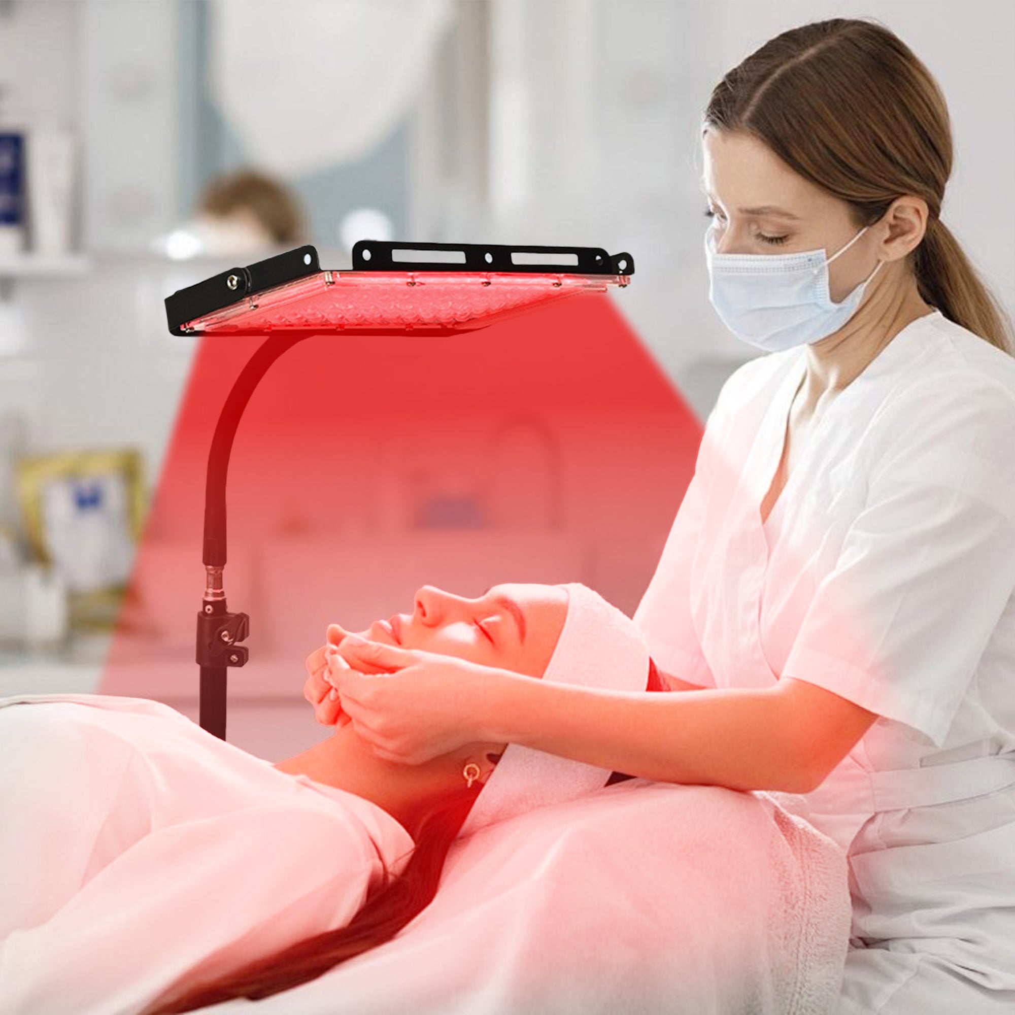 LumyHealth Red and Infrared Light Therapy Panel With Stand